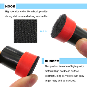 1.2 inç <span class=keywords><strong>30mm</strong></span> kırmızı cırt cırt PU Sander parlatıcı yedekleme plaka zımpara disk kum diskleri için yedekleme Pad aşındırıcı araçlar parlatma - Product Image 3