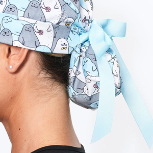 Comfortable Hot Selling Nurse Doctor Use Breathable Quick Dry Custom Logo <b>Scrub</b> <b>Cap</b> In Different Sizes - Product Image 3