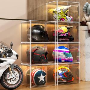 Boîte de présentation transparente en acrylique grand format, anti-poussière, moderne et minimaliste, pour organiser les figurines de collection sur le bureau - Product Image 4