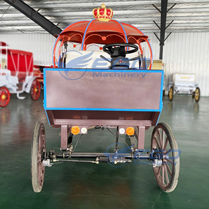 Chariot de Noël Édition Limitée Confortable pour Mariages Européens et Visites Touristiques, Chariot Citrouille Électrique pour Visites Touristiques - Product Image 6