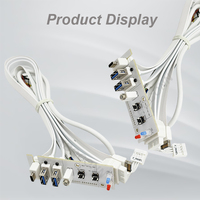 Venta directa de fábrica PC Computadora Caja Panel frontal Cable USB 3,0 Panel frontal Tipo Cfm Interruptor de alimentación y salida de entrada de micrófono de audio