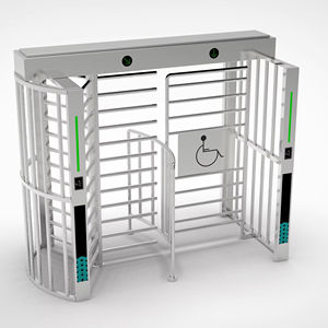 Zento, высокое качество, 2 мм, 304 доступ для инвалидов, двухканальные турникеты в полный рост, двери аэропорта и больницы - Product Image 1
