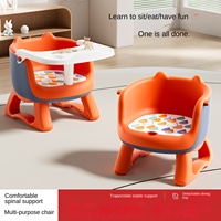 Chaise haute pour enfants, chaise sonore pour tout-petits avec dossier, petit tabouret antidérapant pour la maison et les repas