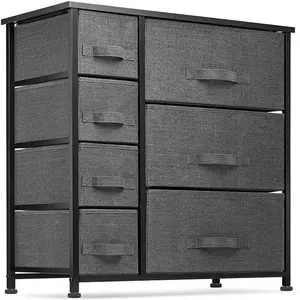 DuoYou Sturdy Steel Frame Furniture 7 Drawers Tower Cabinet With Fabric drawer Boxes Organizer