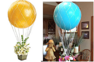 Filet <span class=keywords><strong>de</strong></span> composition pour ballons à air chaud, idéal pour <span class=keywords><strong>centre</strong></span> <span class=keywords><strong>de</strong></span> <span class=keywords><strong>table</strong></span>, accessoires photo, baby shower, mariages, anniversaires, décoration <span class=keywords><strong>de</strong></span> fête - Product Image 6