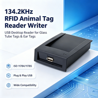 Lector/Grabador RFID ISO11784/785 FDX-B 134.2KHz para Etiquetas de Vidrio, Etiquetas de Oreja, Gestión de Animales