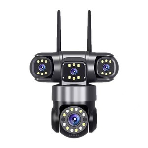 Không dây HD Wi-Fi an ninh máy ảnh với bốn ống kính bốn màn hình PTZ 6MP màn hình toàn cảnh xem CCTV mạng Máy ảnh - Product Image 1