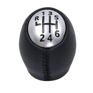 Renault Car Gear <b>Shift</b> <b>Knob</b> 6-Speed Leather Matte Cover Ergonomic Design - Product Image 4