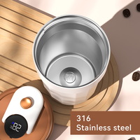 Usine professionnelle, gobelets en acier inoxydable 316L de 15 oz pour la sublimation du café, tasses à vide portables avec cordon pour les voyages