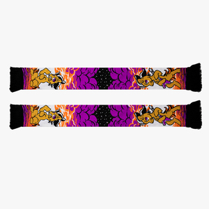 Écharpe de football <span class=keywords><strong>Scarpa</strong></span> Da Calcio, qualité excellente, acrylique jacquard, slogan du club de football, tricotée, longue, avec pompons, écharpe pour supporters de football - Product Image 4