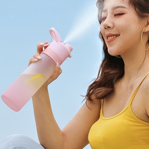 TENGHUA Custom LOGO Gift 650ML <strong>Drinking</strong> Cup Plastic Mist <strong>Spray</strong> <strong>Bottles</strong> Creative Sports Outdoor <strong>Spray</strong> Water <strong>Bottle</strong> - Product Image 3