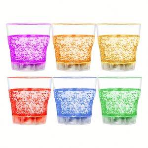 Custom LED Bulb Flashing <b>Cup</b> Luminous Reusable <b>Plastic</b> Light up Beer <b>Drinking</b> <b>Cup</b> with Logo - Product Image 2