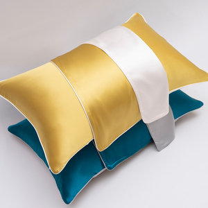Set de Lujo Más Vendido a Precio Mayorista: Antifaz para Dormir, Funda de Almohada y Coletero para el <span class=keywords><strong>Cabello</strong></span>, 100% Seda, Tejido Sólido, para Hogar Moderno - Product Image 3