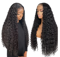 Perruques sans colle 13x4 Lace Front en cheveux humains, pré-épilées, ondulées, avec dentelle frontale, en cheveux vierges brésiliens, pour femmes
