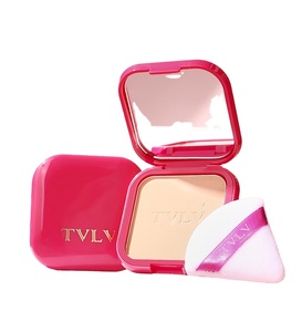 Polvo Compacto Corrector, Blanqueador, Control de Grasa, Resistente al Agua y al Sudor, Iluminador Natural, Polvo Fijador de Maquillaje - Product Image 1