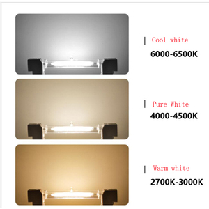 Ampoule <span class=keywords><strong>LED</strong></span> <span class=keywords><strong>R7s</strong></span> à double extrémité 10W 118mm, ampoules <span class=keywords><strong>LED</strong></span> COB à double extrémité équivalentes à <span class=keywords><strong>100W</strong></span> d'halogène, 120V, type J, projecteur <span class=keywords><strong>R7s</strong></span> - Product Image 4