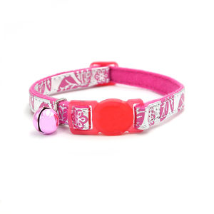 Lujo personalizado Jacquard Nylon correas tela costura ajustable liberación rápida seguro perro gato <span class=keywords><strong>Collar</strong></span> para accesorios para mascotas - Product Image 1