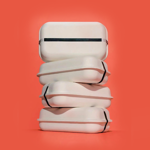 Tùy chỉnh Thời trang tái chế quần áo tự nhiên hộp giấy thiết kế hấp dẫn tẩy trắng cơ khí bột giấy đúc bao bì cho hàng may mặc - Product Image 2