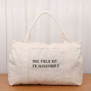 Casual All Match Cotton <b>Large</b> Capacity Sports Fitness Travel Environmental Protection <b>Canvas</b> Tote <b>Bag</b> for Gym - Product Image 2