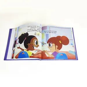 Livro infantil islâmico árabe personalizado, impressão digital em placa duplex durável, livros de bebê personalizados com desenho personalizado