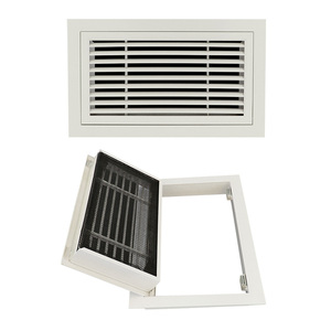 Dispositivo de Ventilación de Aire de <span class=keywords><strong>Doble</strong></span> Capa <span class=keywords><strong>con</strong></span> Obturador de Persiana de Tamaño Personalizado, Dispositivo de Suministro y Retorno de Aire HVAC, Salida de Aire Comercial y Residencial - Product Image 1