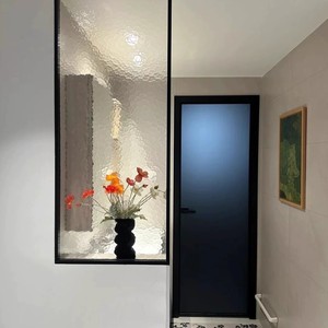 Changhong en verre trempé ultra-blanc, écran <span class=keywords><strong>d</strong></span>'art moderne et simple à ondulation <span class=keywords><strong>d</strong></span>'<span class=keywords><strong>eau</strong></span>, cloison de <span class=keywords><strong>salle</strong></span> de bain, salon - Product Image 4