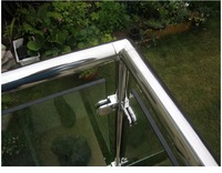 Wanlong vente en gros, Balustrade de haute qualité, Balustrade de balcon, conception d'escalier, Balustrade, poteau en acier inoxydable