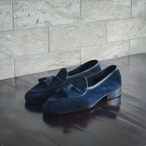Chaussures habillées décontractées pour hommes en cuir souple de haute qualité, avec des accents en cuir à franges - Product Image 2