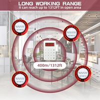 Système d'appel pour restaurant 2-16 buzzers 300FT avec signal sonore et vibration pour hôtel, camion de restauration, café, église, infirmierie, bar 315/433MHz Garantie 1 an
