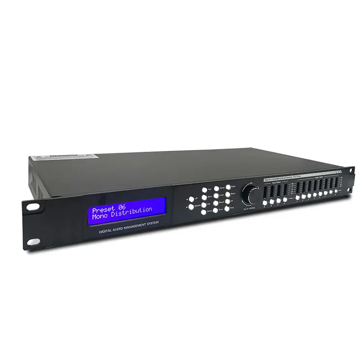 Audio Profesional 4 In 8 Out Loud Speaker Sistem Manajemen Digital Dsp Audio Processor