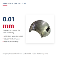 Pièces moulées sous pression en aluminium A380 de haute précision, usinées CNC et thermolaquées, pour boîtiers de moteurs automobiles – Fabricant OEM/ODM