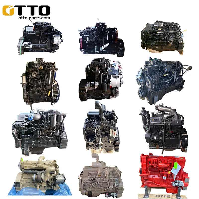 Motor OTTO 6CT Usado Montagem doméstica 6 cilindros 6CTA8.3 6CT Diesel Completo Para 280hp 300hp