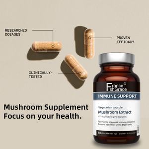 Cápsulas de Hongos Premium que Apoyan la Salud de las Células Sanguíneas para Mujeres y Hombres, Suplemento de Extracto de Hongos - Product Image 2