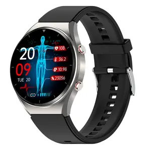 E09 Pro Health-care Men's Smart Watch Blood Lipids/pressure 24h Heart Rate Monitor ECG Test Blood Oxygen Smart Watch For Men