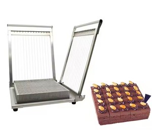 Coupe-chocolat manuel en acier inoxydable pour couper le chocolat en cubes, le fudge, les bonbons, les gâteaux - Product Image 6