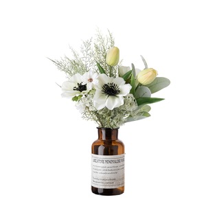 Bouquet de fleurs artificielles CallaFloral, tulipes, camélias, sans eau, décoration pour la maison et les mariages CF01141 - Product Image 5