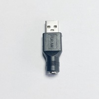 Adaptateur USB-A mâle vers DC femelle 35135/3814 4.0*1.7 5.5*2.1 2.5 en PVC – Connecteur d'alimentation USB vers courant continu DC