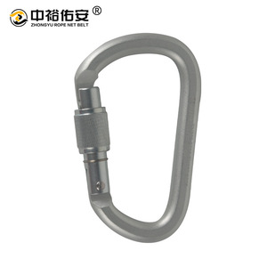 Mosquetón en Forma de Pera con Capacidad de Carga de 5000 Kg, Mecanismo de Bloqueo de Acero Aleado, Equipo de Seguridad Industrial para Escalada - Product Image 4