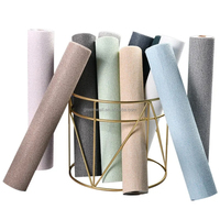 50x1000cm peler et coller diatomée boue Grain tissu papier peint rouleaux auto-adhésif vinyle papier peint pour hôtel salon