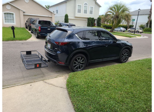 Portaequipajes de carga montado en enganche trasero Universal portaequipajes para <span class=keywords><strong>500</strong></span> lbs nuevo camión de pasajeros SUV Van-acero al carbono - Product Image 6