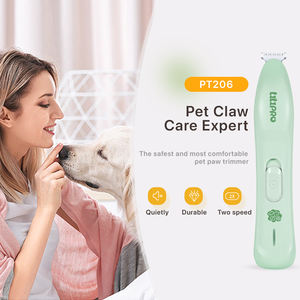 LILIPRO PT206 cortadora de patas de perro inalámbrica profesional 2 velocidades silenciosa Piel de mascota recortadora de orejas recargable USB gato producto de aseo del pelo - Product Image 4