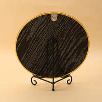 Assiette décorative en résine 3D stéréo de la Sainte Famille et des Trois Mages avec support – Cadeau de bénédiction catholique pour les croyants – Vente en gros