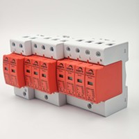 T2 420V 3P 40kA 40A parafoudre dispositif de système solaire de protection 20KA 420V 3P dispositifs de protection contre les surtensions pour la protection contre la foudre
