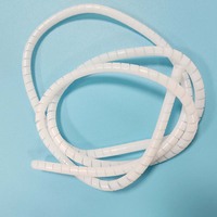 Tube de protection en PTFE spiralé résistant à la corrosion, manchon en PTFE spiralé, 5 mètres par ensemble