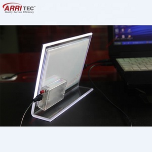 Tùy chỉnh OEM rõ ràng 4x6 Acrylic Backlit hình ảnh khung L hình dạng Tabletop LED Acrylic khung ảnh - Product Image 2