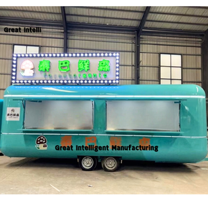 Popular Mobile Food Truck From China Street Catering Mobile Kitchen with Coffee Fast Food Kiosk for <b>Snack</b> Application - Product Image 1