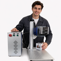 Nouvelle machine de marquage laser à fibre 20W 30W 50W à prix d'usine pour tuyaux PE, compatible DXF/PLT/BMP/AI/DWG, refroidie par eau, CNC Galvo, usage domestique