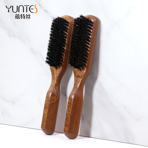<span class=keywords><strong>Brosse</strong></span> à <span class=keywords><strong>barbe</strong></span> en bois de noyer en gros pour hommes, outils de toilettage de la <span class=keywords><strong>barbe</strong></span>, <span class=keywords><strong>brosse</strong></span> à poils de sanglier naturels, peigne à moustache - Product Image 1