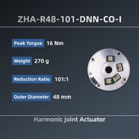 ZBDynamiX 101:1 Actionneur de joint robotique harmonique ZHA-R48-101-DNN-CO-I pour robot collaboratif humanoïde, robot chien, machine de désherbage, exosquelette