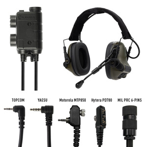 Bộ đàm OPSMEN EARMOR Custom M52 PTT (Push to <span class=keywords><strong>Talk</strong></span>) dành cho ứng dụng Baofeng Kenwood, kết nối với tai nghe - Product Image 5